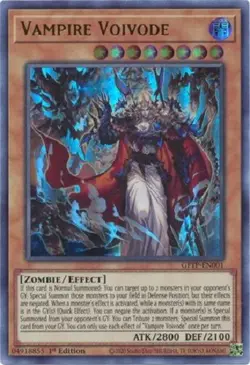 Vampire Voivode - GFTP-EN001 - Ultra Rare 1st Edition Yugioh - Image 1