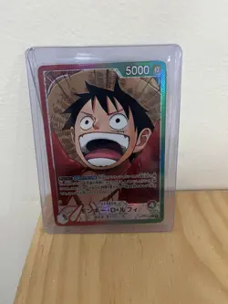 One Piece CCG Monkey D Luffy Alternative Art Leader OP13-001 - Image 1