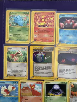 LOT OF 16 POKEMON E READER CARDS EXPEDITION, EX SANDSTORM, EX SERIES - Image 2
