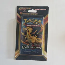 Pokemon TCG XY Evolutions Booster Pack +5 Cards Blister Pack - Image 1