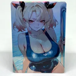 Zenless Zone Zero Burnice White Goddess Anime Waifu ACG Foil Card - Image 1