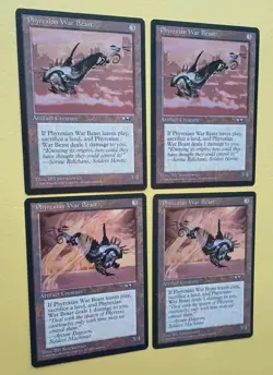 Magic the Gathering MTG Alliances PHYREXIAN WAR BEAST X 4 LP/EX C 1996 NICE! - Image 2