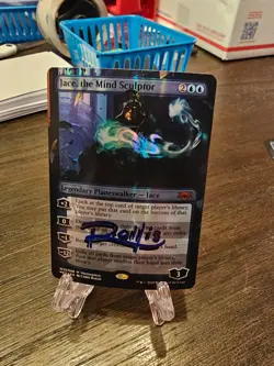MTG War of the Spark Mythic Edition Jace the Mind sculptor Foil SIGNED - Image 1