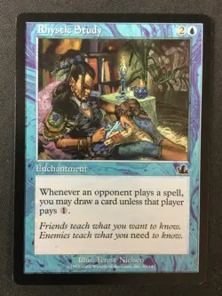 MTG Prophecy #45 Rhystic Study LP - Image 1