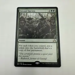 Second Harvest Shadows Over Innistrad Regular NM MTG Magic the Gathering - Image 1