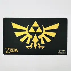 Official Nintendo Zelda Triforce Gold Playmat Ultra Pro Link MTG TCG CCG 2016 - Image 1