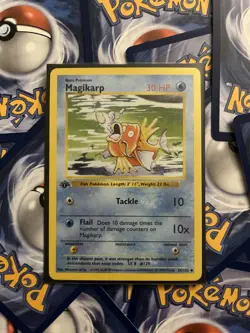 Pokemon TCG Magikarp Base Set Shadowless 1st Edition 35/102 Regular - Image 1