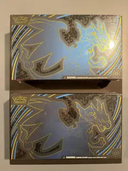 Lot of 2 Pokemon Mega Charizard Ex Ultra Premium Collection UPC New Sealed - Image 1