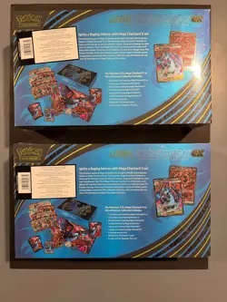 Lot of 2 Pokemon Mega Charizard Ex Ultra Premium Collection UPC New Sealed - Image 2