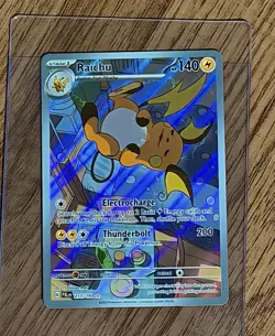 Pokemon Raichu Sv02: Paldea Evolved Illustration Rare Holo 211/193 HP 140 - Image 1