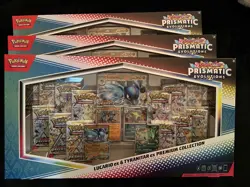 Pokemon TCG: Prismatic Evolutions - Lucario & Tyranitar Premium Collection Box - Image 1