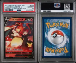 2021 Pokemon Celebration Promo Lance Charizard PSA 10 Gem Mint #133 Englisch - Image 1