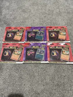 6x Pokemon Ascended Heroes Tech Sticker Collection 4x Charmander 2x Gastly ⭐✅ - Image 1