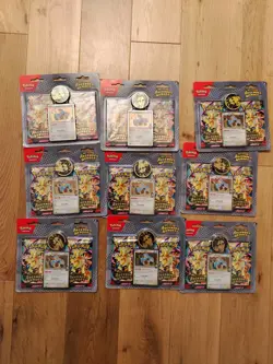 ✅9x Pokemon Mega Evolution: Ascended Heroes 2-Pack Blister Collection (LARRY) - Image 1