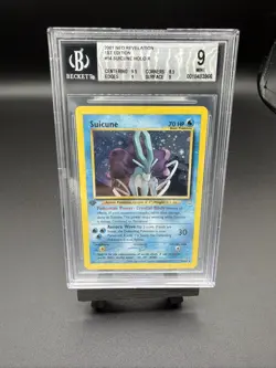 Pokemon 1st Ed Suicune Holo Rare 2001 Neo Revelation #14 - BGS 9 Mint - Swirl 💫 - Image 1