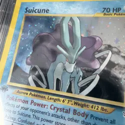 Pokemon 1st Ed Suicune Holo Rare 2001 Neo Revelation #14 - BGS 9 Mint - Swirl 💫 - Image 3
