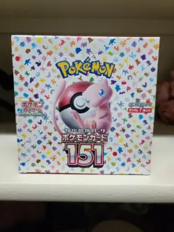 Pokemon 151 Japanese Booster Box Factory Sealed US seller With Shrink READ - Image 1