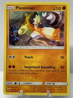 Pokemon Passimian 79/147 Burning Shadows Sun & Moon RARE - Image 2
