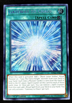 Yu-Gi-Oh! TCG Shadows in Valhalla Gateway to Chaos #SHVA-EN058 1st Edition - Image 1