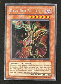 Dark Red Enchanter - PTDN-EN097 - Secret Rare - Unlimited Yugioh NM - Image 1