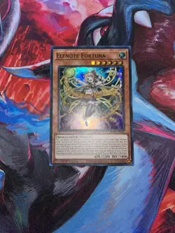 Yugioh! Elfnote Fortuna BPRO-EN012 Super Rare 1st Edition Near Mint - Image 1