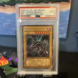 Red Eyes Black Dragon BPT-005 Limited Editon PSA 2 YuGiOh Joey Wheeler - Image 1