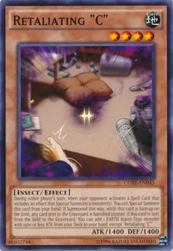 Retaliating "C" - CORE-EN045 - Common - Unlimited Edition Near Mint Clash Of Reb - Image 1