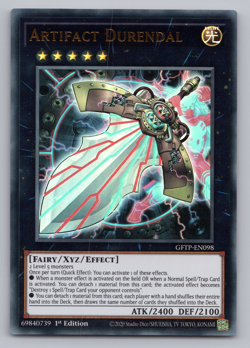 Artifact Durendal - GFTP-EN098 - Ultra Rare - 1st Edition Yugioh - Image 1