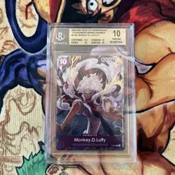 2023 One Piece Monkey D Luffy 1st Anniversary Tournament Winner BGS 10 - Image 1
