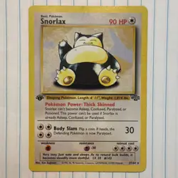 Pokemon TCG Snorlax #27 Jungle Basic Card Wizards 1999 English Regular - Image 1