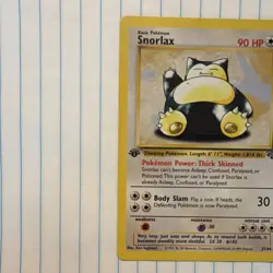 Pokemon TCG Snorlax #27 Jungle Basic Card Wizards 1999 English Regular - Image 4