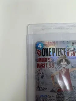 One Piece Monkey D. Luffy US Voyage Promo Card Foil College Basketball NCAA - Image 5