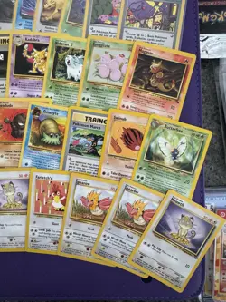 LOT OF 39 POKEOM WOTC CARDS FIRST EDITIONS, RARES, JUNGLE, FOSSIL, NEO SETS - Image 5
