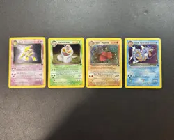 Vintage Pokemon Team Rocket- 4 HOLO RARES Card Lot -1999-2000s ENG Excellent/LP - Image 2