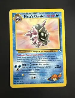 Pokemon Card - Misty's Cloyster Gym Heroes 29/132 Rare - Image 1