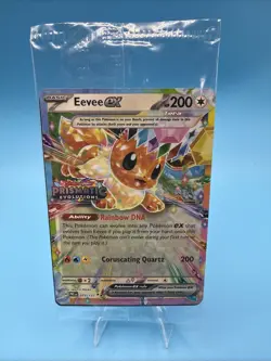 Eevee ex 075/131 - Prismatic Evolutions Stamp Promo - Sealed Pokemon Card NM - Image 1