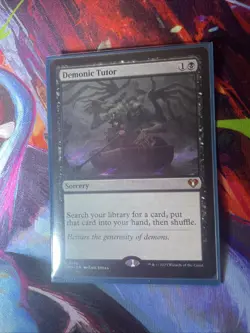 Magic: The Gathering Sorcery Demonic Tutor Uncommon Regular Card - Image 1