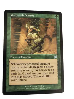 MTG One with Nature Scourge 125/143 Regular Uncommon NM - Image 1
