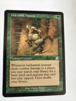MTG One with Nature Scourge 125/143 Regular Uncommon NM - Image 2
