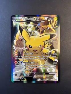Pikachu EX - XY124 (Full Art, Promo, Holo, 130 HP) - XY Pokemon TCG - Image 1