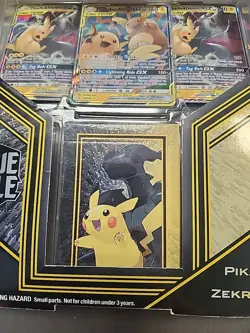 Pokemon TCG League Battle Deck x2 Pikachu & Zekrom GX + Reshiram & Charizard Gx - Image 3