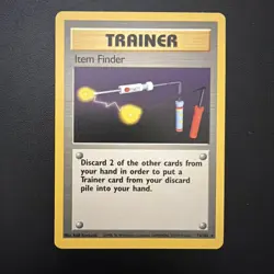 Item Finder 74/102 - Base Set - Rare - Pokemon TCG - Image 1