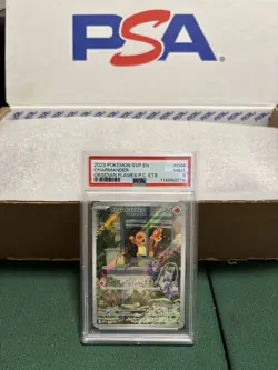 Pokemon Center Stamp Promo Charmander Obsidian Flames ETB SVP EN 044 PSA 9 Mint - Image 1