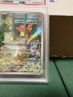 Pokemon Center Stamp Promo Charmander Obsidian Flames ETB SVP EN 044 PSA 9 Mint - Image 4