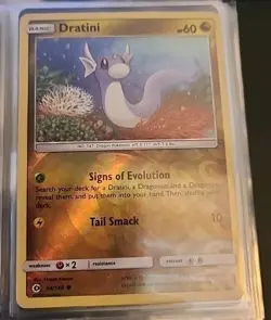 Dratini 94/149 Rev Reverse Holo Sun & Moon Base SM Pokemon NM - Image 1
