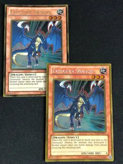 YUGIOH EXPLODER DRAGON PGLD-EN071 GOLD X2 NM - Image 1