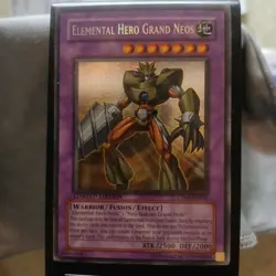 YuGiOh! TCG Elemental Hero Grand Neos CT04-EN001 Secret Rare Limited LP - Image 1