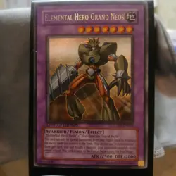 YuGiOh! TCG Elemental Hero Grand Neos CT04-EN001 Secret Rare Limited LP - Image 2