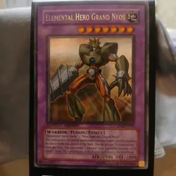 YuGiOh! TCG Elemental Hero Grand Neos CT04-EN001 Secret Rare Limited LP - Image 3