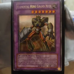 YuGiOh! TCG Elemental Hero Grand Neos CT04-EN001 Secret Rare Limited LP - Image 5